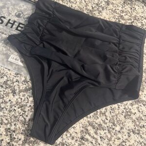 2 pair New SHEIN High Rise Bikini Bottoms